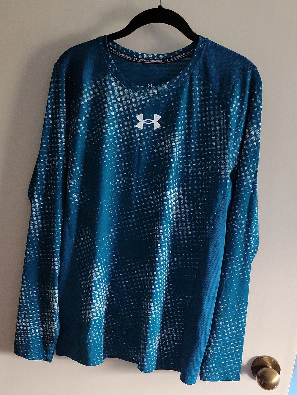 Under Armour Men’s Long Sleeve Tech Shirt - Teal Blue